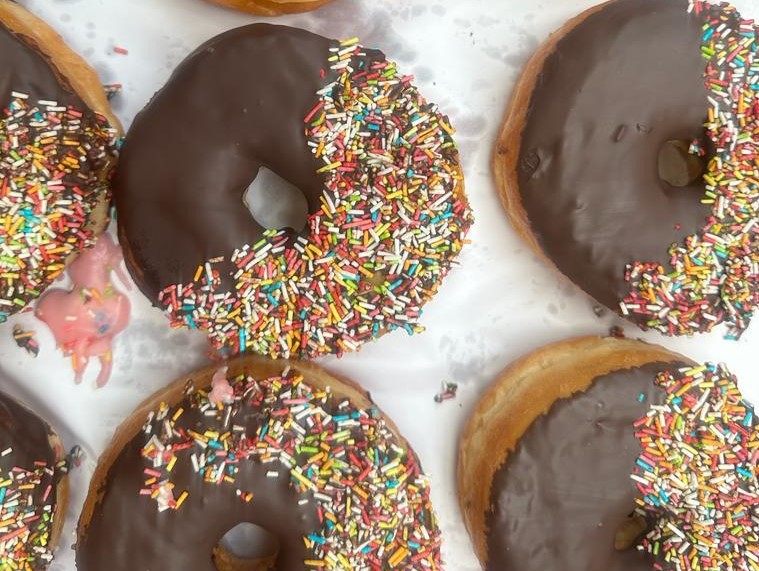 chocolate-ring-donuts