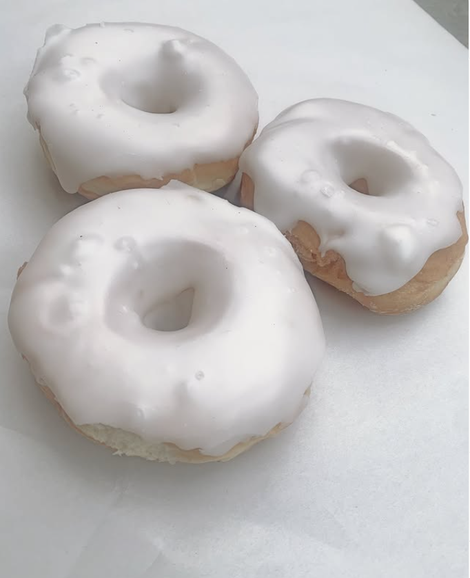 Lunar New Year Giant Snow Iced Ring Donuts (Treat Box of 12)